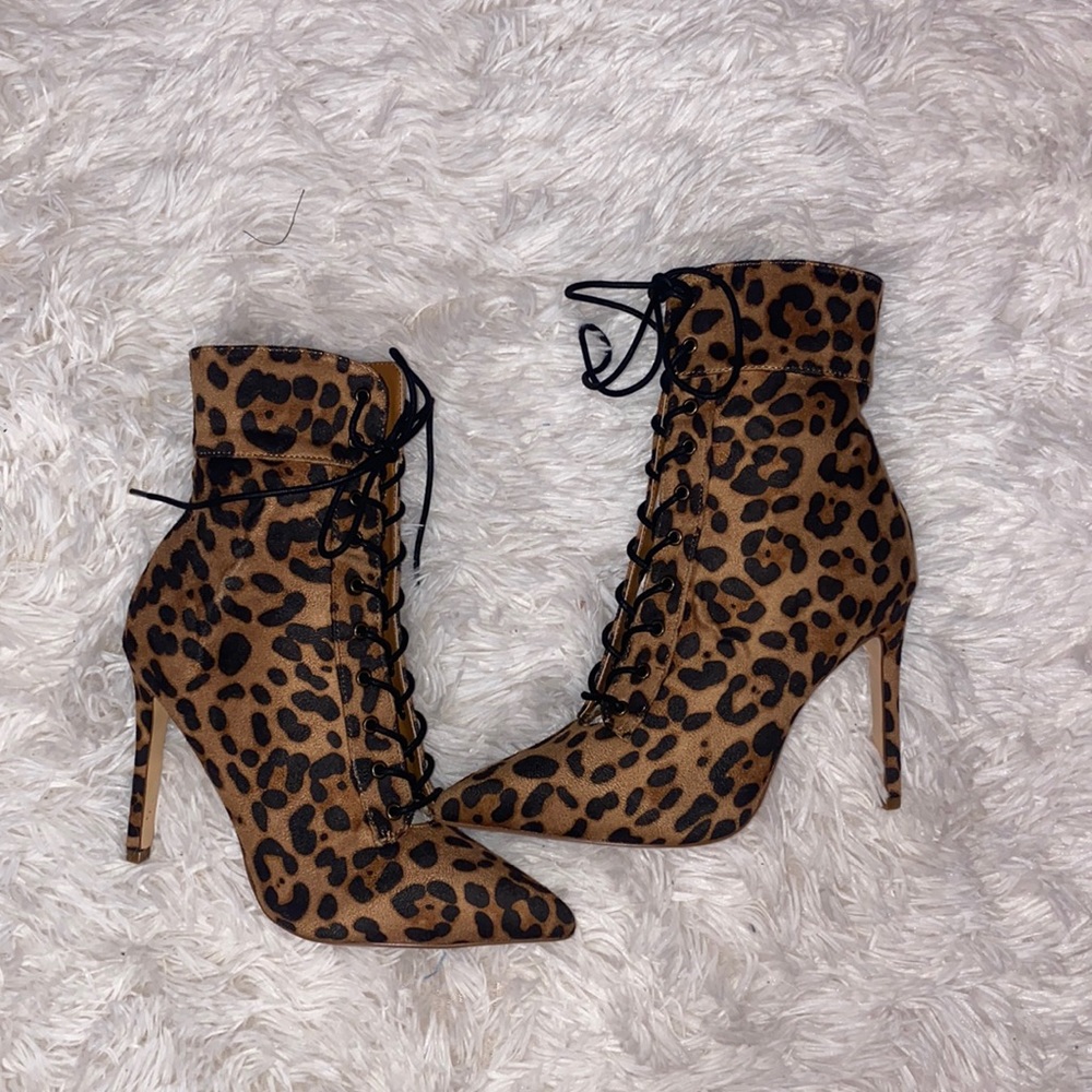 FashionNova Leopard Boots
